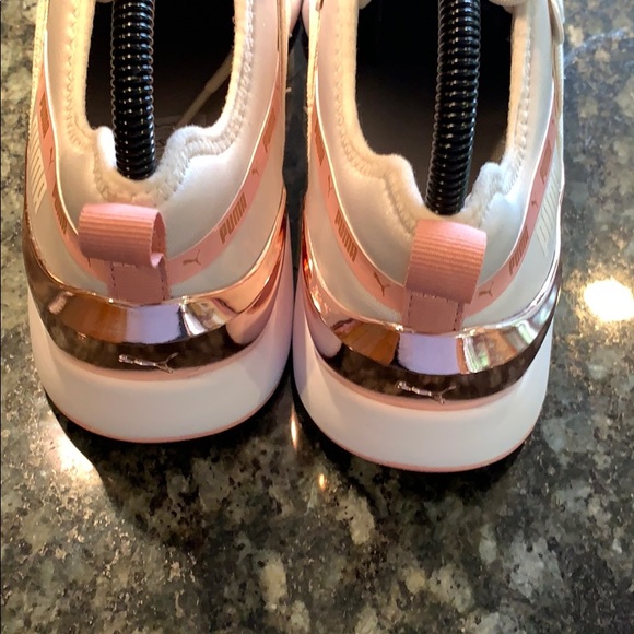 Puma Muse X-2 Metallic Pastel Parchment Rose Gold - Picture 5 of 5